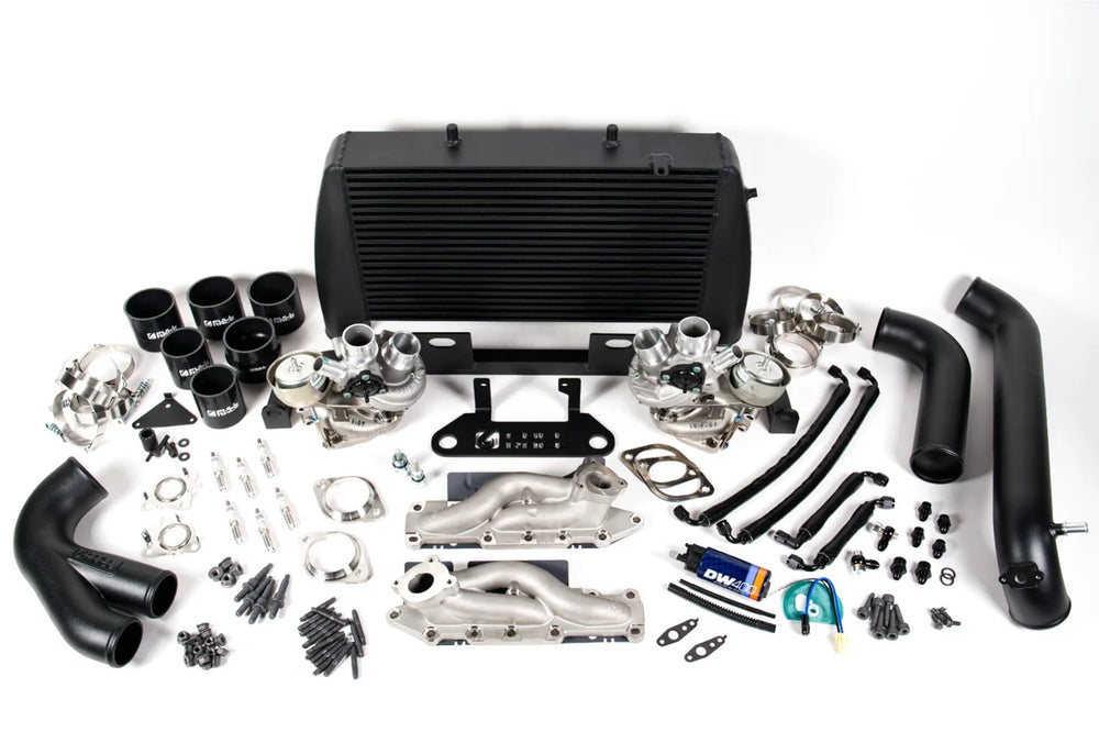 Full-Race Full-Race 2013 - 2014 3.5L F150 Power Package (A0120A Turbo Kit Spark Plugs Black IC Kit DW Pump) A0172A