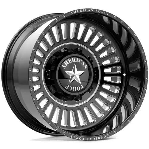 Wheel Pros American Force AFW STEALTH DC 24X14 8X165.1 BLACK -90 AFTPDC06D22-5-21