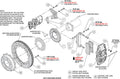 WilWood AERO4 Rear EPB Kit 14.00 1971-1991 GM Blazer 4x4 2.46 Offset 140-18163