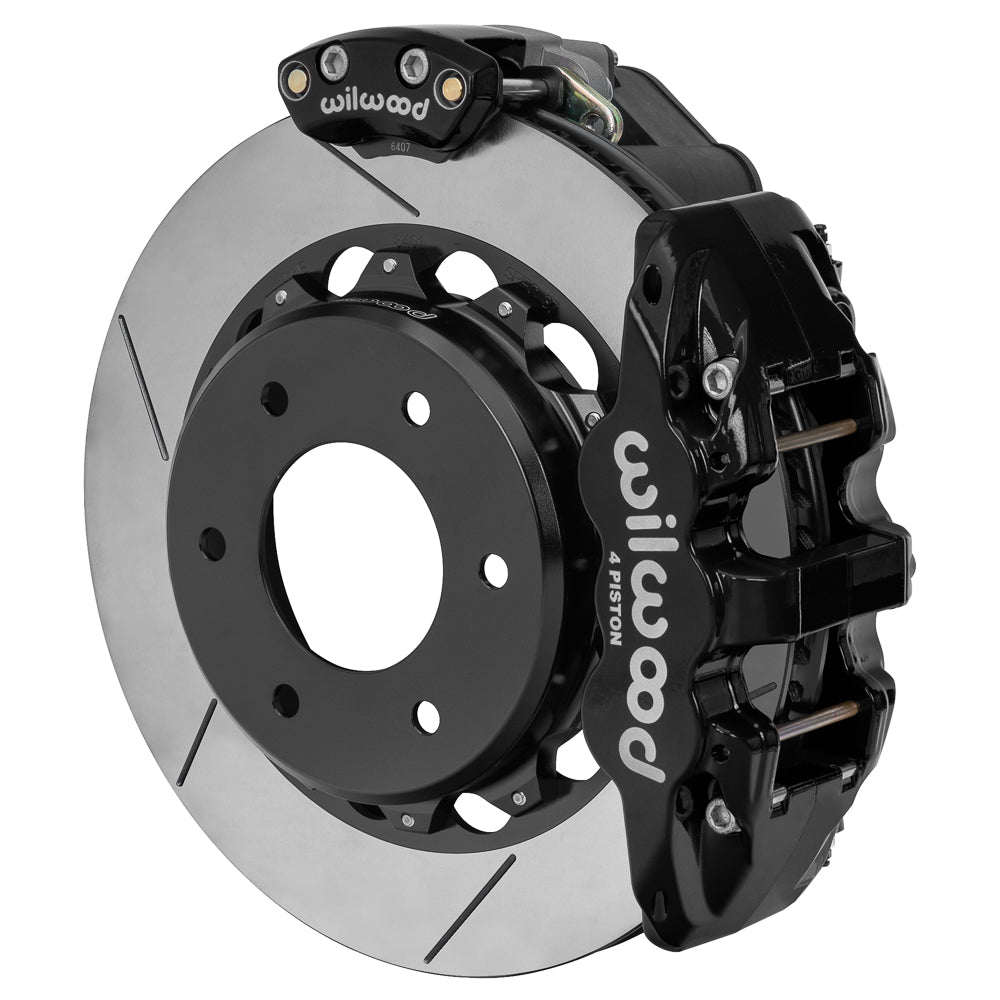 WilWood AERO4 Rear EPB Kit 14.00 1971-1991 GM Blazer 4x4 2.46 Offset 140-18163