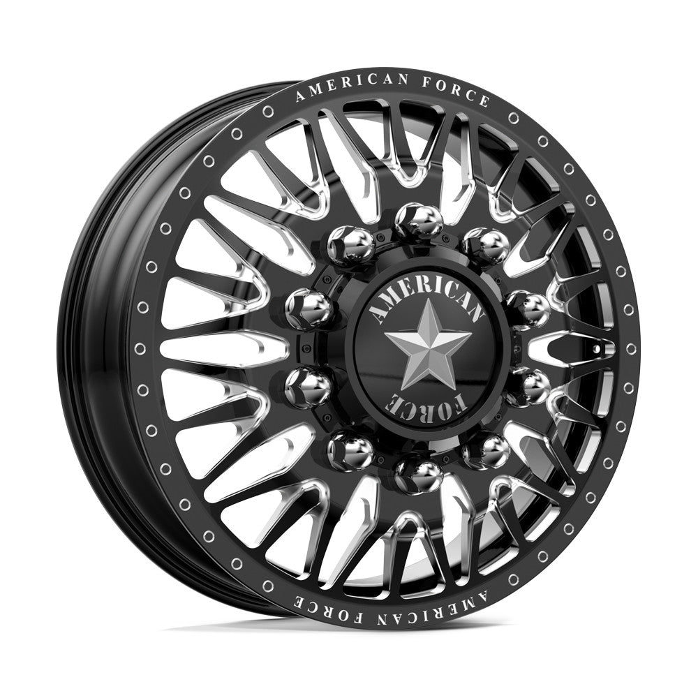Wheel Pros American Force AFW PLAGUE 24X8.25 8X200 G-BLK SOLID KIT AFDEJ03142-2-21