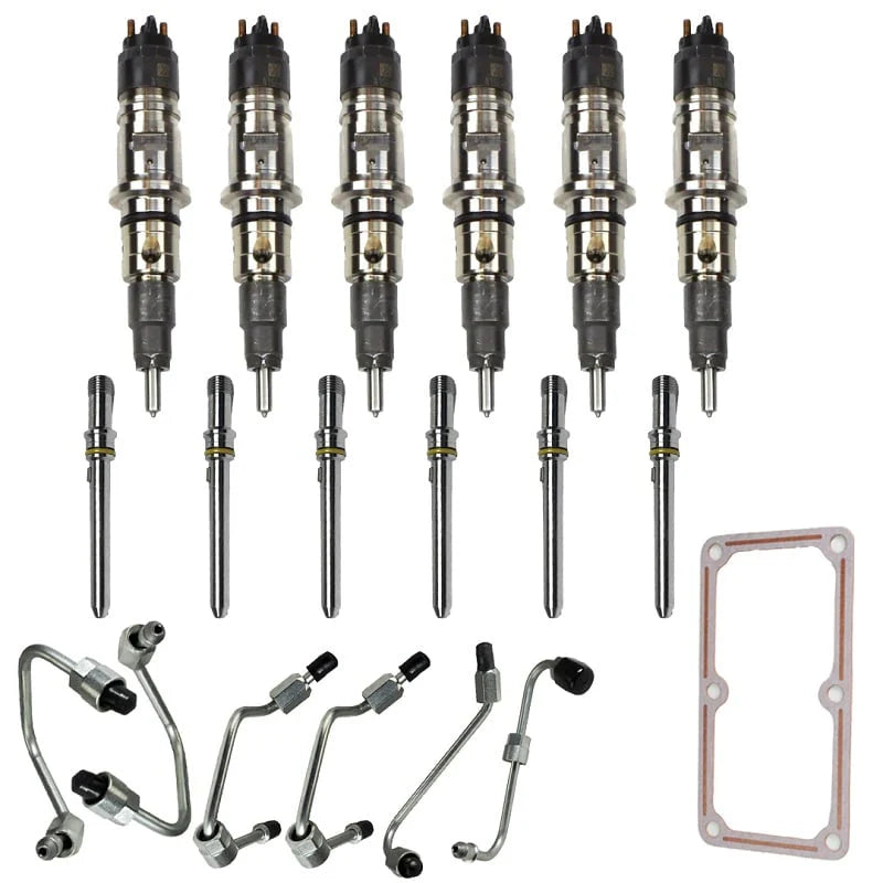 Industrial Injection Reman Injector Stock - 2007.5-12 Cummins 6.7L w/Connecting Tube Fuel Lines 21D601 CORE CHARGE OF 630 APPLIES
