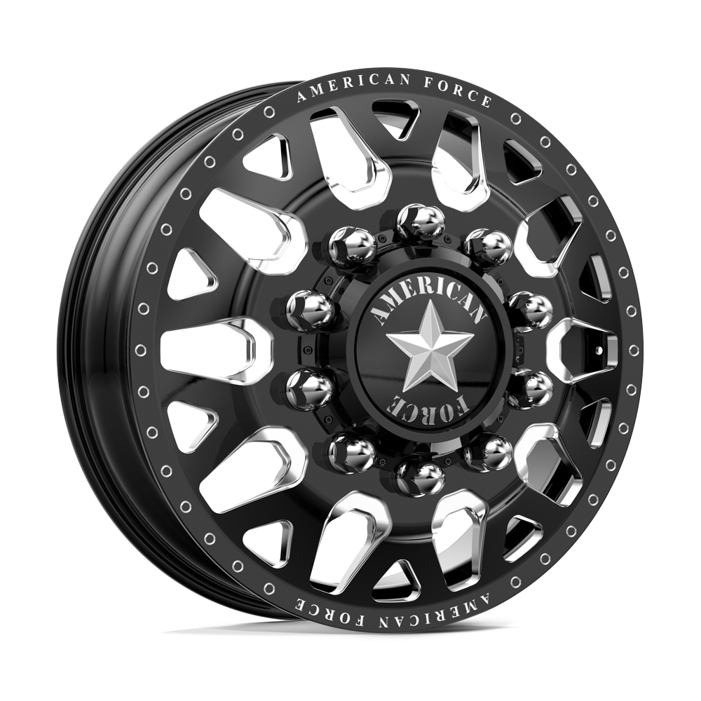 Wheel Pros American Force AFW QUAKE SD 24X8.25 8X210 BLACK AFDEF91210-5-21