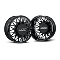 DUALLY Wheels The Mesh Forged 24x8.25 8x210 Black/Mill 11-25 Silverado/Sierra 3500 DDC Wheels 210-24-24BM-A