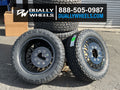 DUALLY Wheels The Mesh Forged 24x8.25 8x210 Black/Mill 11-25 Silverado/Sierra 3500 DDC Wheels 210-24-24BM-A