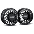 DUALLY Wheels The Mesh Forged 20x8.25 8x200 Black/Mill 05-25 Ford F-350 Ram 19-25 DDC Wheels 200-20-24BM-A