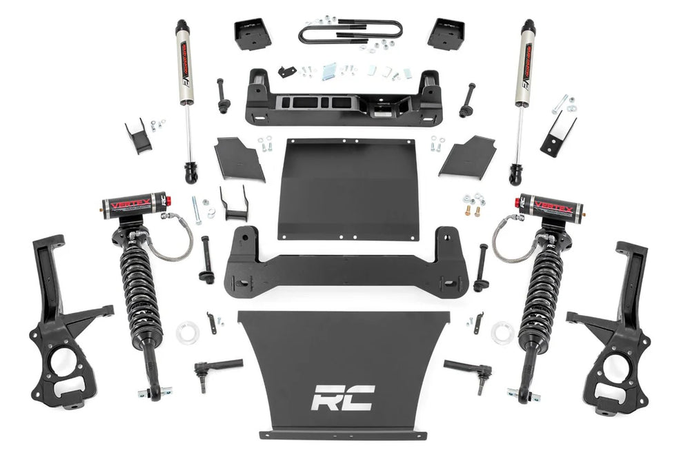 Rough Country 6 Inch Lift Kit Mono Leaf Rear Vertex V2 GMC Sierra 1500 2WD 4WD (19-24) 26657