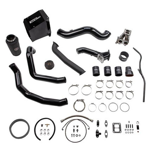 Wehrli S300 Single Turbo Install Kit for 2001-2004 Duramax LB7 Cat Yellow Cat Yellow 100478-CAT