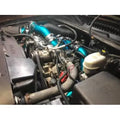 Wehrli Twin Turbo Kit S400 Stock for 2001-2004 Duramax LB7 Brizzle Blue Brizzle Blue 100570-BRZ