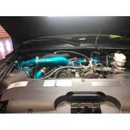 Wehrli Twin Turbo Kit S400 Stock for 2001-2004 Duramax LB7 Brizzle Blue Brizzle Blue 100570-BRZ