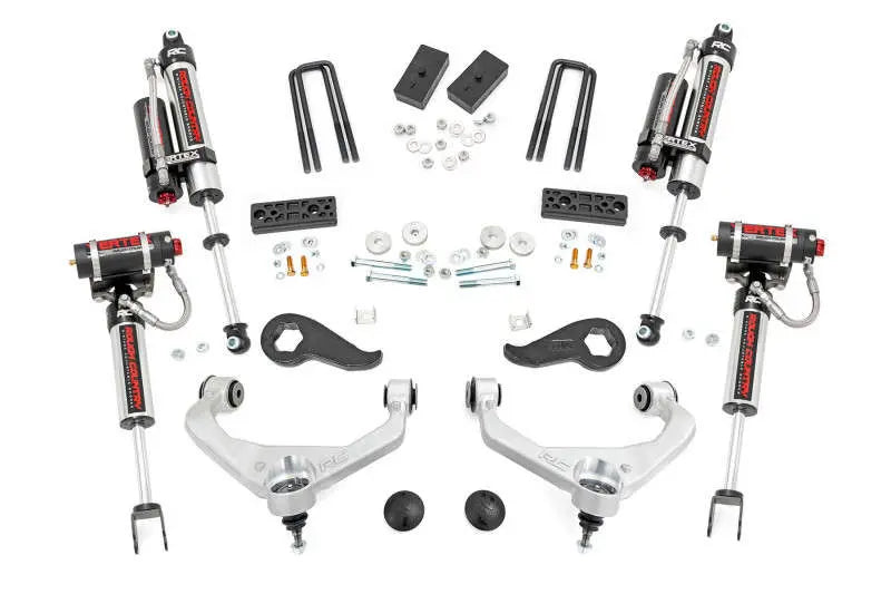 Rough Country 3 Inch Lift Kit Vertex w Overloads Chevy GMC 2500HD 3500HD (20-26) 97750