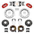 Wilwood 03-08 Audi A4 FNSL4R Rear Big Brake Kit 12.88in Drilled & Slotted Rotor - Red