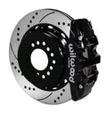 Wilwood Big Ford New Style Aero4 Rear EPB Kit - 14in Drilled Rotor - 2.50in Offset - Black
