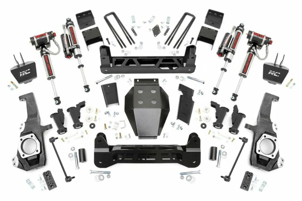 Rough Country 5 Inch Lift Kit Torsion Drop Vertex Chevy GMC 2500HD 3500HD 2WD 4WD (20-26) 11055