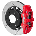 WilWood AERO4 Rear P-Brake Kit 14.00 Red 1971-1991 GM Blazer 4x4 2.46 Offset 140-18162-R