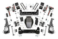 Rough Country 5 Inch Lift Kit NTD Vertex Shocks w Overloads Chevy GMC 2500HD 3500HD 2WD 4WD (20-26) 110850