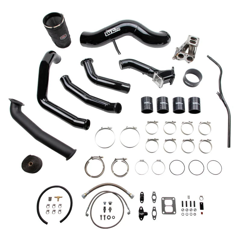 Wehrli S400 Single Turbo Install Kit for 2001-2004 Duramax LB7 Gun Metal Gun Metal 100489-GM