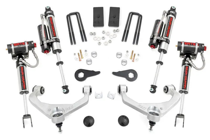 Rough Country 3.5 Inch Lift Kit Vertex w Overloads Chevy GMC 2500HD 3500HD (11-19) 97550