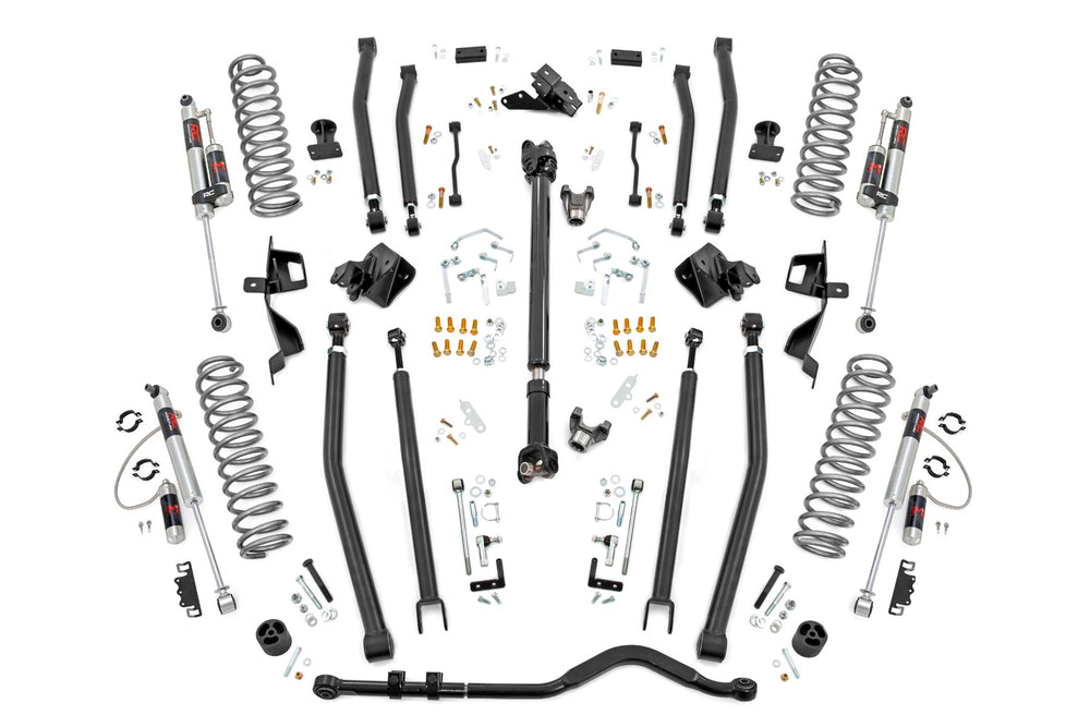 Rough country 6 Inch Lift Kit Long Arm M1R Jeep Wrangler Unlimited 4WD (2018-2023) 66044