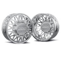 DUALLY Wheels The Mesh Forged 22x8.25 8x170 Polished 99-04 Ford F-350 DDC Wheels 170-22-24PL-A