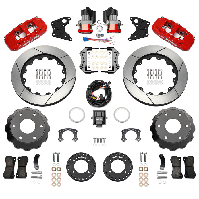 WilWood AERO4 Rear EPB Kit 14.00 Big Ford New Style 2.50 Offset -6 Lug 140-18153