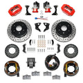 WilWood FDLI 12.19 EPB-Brake Kit Drilled Red 1971-1991 GM Blazer 4x4 2.46 Offset 140-18159-DR