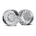 DUALLY Wheels The Mesh Forged 24x8.25 8x210 Polished 11-25 Silverado/Sierra 3500 DDC Wheels 210-24-24PL-A