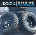 DUALLY Wheels The Shield 20x7.75 8x210 Gloss Black 11-25 Silverado/Sierra 3500 DDC Wheels 210-27-04GB-A