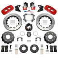 WilWood AERO4 Rear EPB Kit 14.00 Red Big Ford New Style 2.50 Offset -6 Lug 140-18153-R