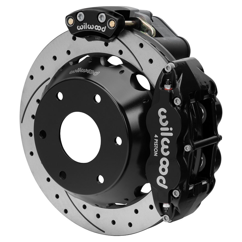 WilWood FNSL4R Rear EPB Kit 12.88 Drilled Big Ford New Style 2.50 Offset -6 Lug 140-18152-D