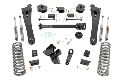 Rough Country 5 Inch Lift Kit Fr D S 10 Bolt T-Case Ram 2500 4WD (2025-2026) 34230