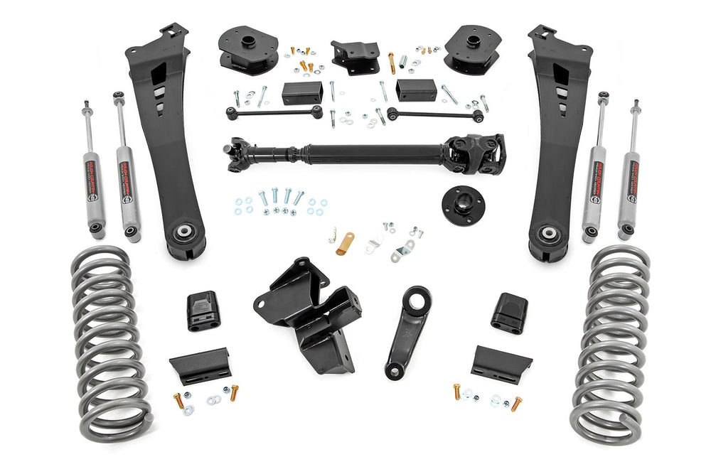 Rough Country 5 Inch Lift Kit Fr D S 10 Bolt T-Case Ram 2500 4WD (2025-2026) 34230