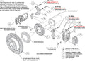 WilWood FDLI 12.19 EPB-Brake Kit 1971-1991 GM Blazer 4x4 2.46 Offset 140-18159