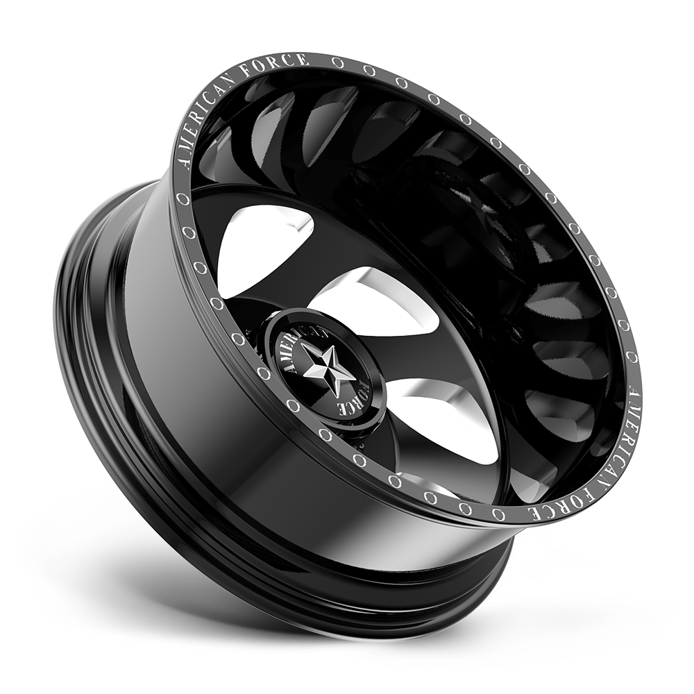 Wheel Pros American Force AFW SLAB DBO 22X8.25 8X200 GBLK-MILL KIT AFDCDB05141-5-20