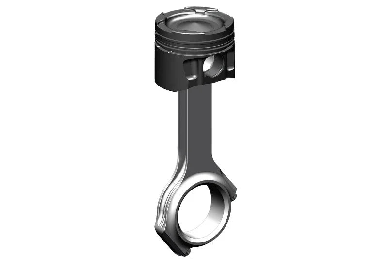 Carrillo Hybrid Cummins 5.9L Piston and Rod Kit DH7102 4.035 Bore - 16:1 Comp 1.358 pin with 8.415 Carrillo Rod DCDM8415S DH7102PRKS-HD