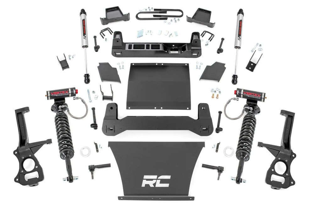 Rough Country 4 Inch Lift Kit AT4 Trailboss Vertex V2 Chevy GMC 1500 (25-26) 110357