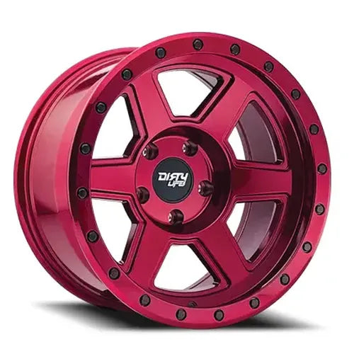 Dirty Life Compound 9315 20x10 / 8x170 BP / -25mm Offset / 125.2mm Hub Crimson Candy Red Wheel