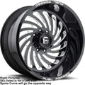 Wheel Pros FF28 22X12 8X170 NBL 4.50 125.1 -51MM DE2822201745L