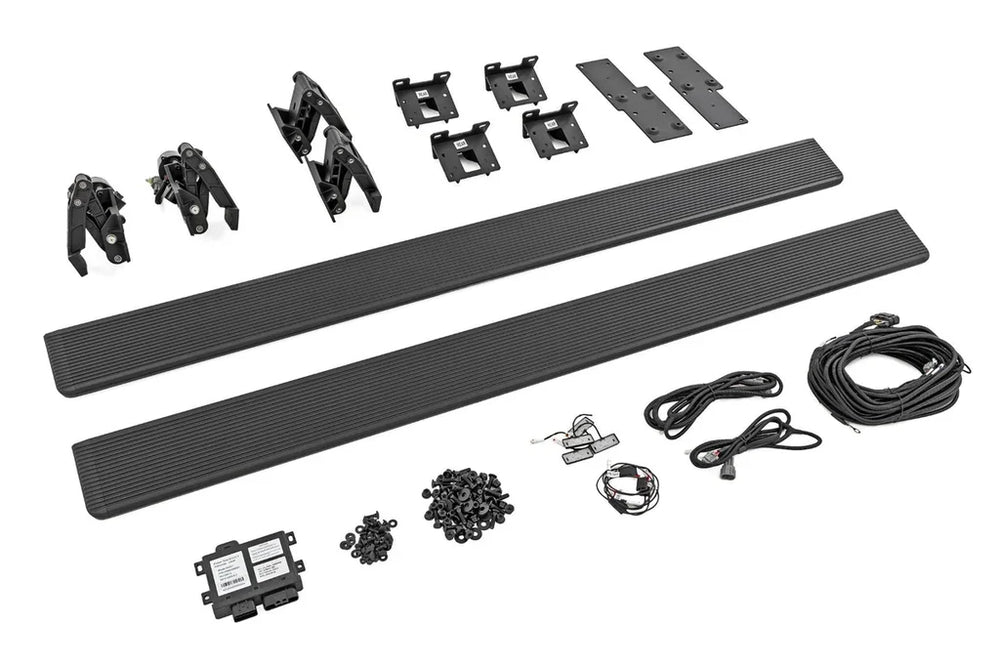 Rough Country Power Running Boards HT-Series Crew Cab Chevy GMC 1500 2500HD 3500HD 2WD 4WD ESR51518