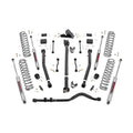 Rough Country 3.5 Inch Lift Kit Adj Lower FR D S M1R Jeep Wrangler Unlimited Rubicon (18-23) 69144