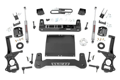 Rough Country 6 Inch Lift Kit Mono Leaf Rear Diesel Chevy Silverado 1500 2WD (25-26) 111630D