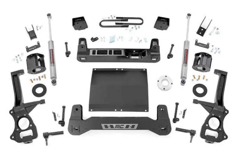 Rough Country 6 Inch Lift Kit Mono Leaf Rear Diesel Chevy Silverado 1500 2WD (25-26) 111630D