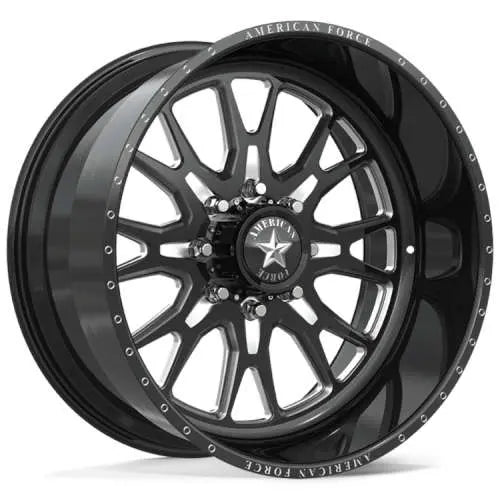 Wheel Pros American Force MONARCH SS 22X14 8X6.5 121 -72 GBLK-MILL AFTKN52D22-5-20