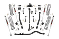 Rough Country 3.5 Inch Lift Kit Adj LCA FR D S M1 Jeep Wrangler JL 4WD (2024-2026) 91840