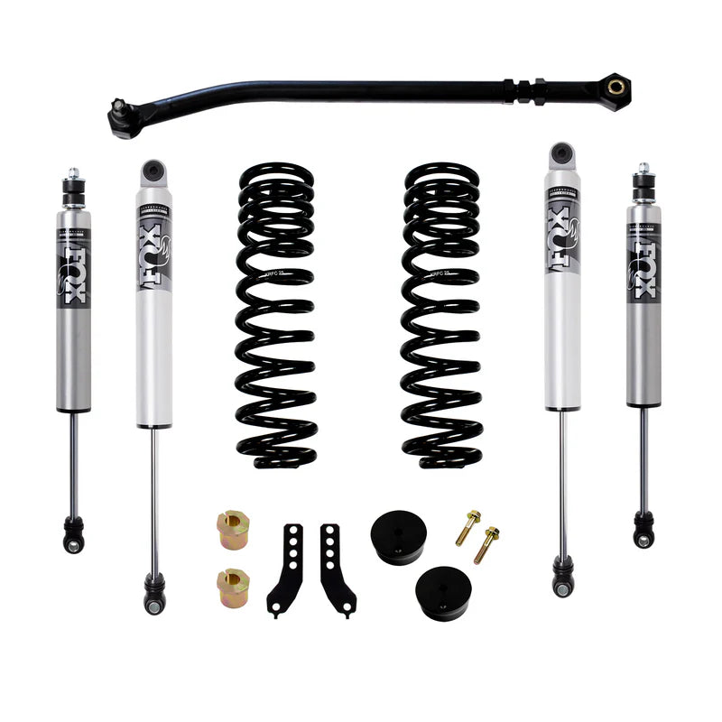 KRYPTONITE FORD SUPER DUTY F250/F350 STAGE 2 LEVELING KIT WITH FOX PERFORMANCE SERIES HTO SHOCKS 2017-2025 (KRFD17STAGE2FOXHTO)