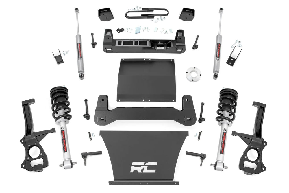 Rough country 6 Inch Lift Kit Mono Leaf Rear N3 Struts GMC Sierra 1500 2WD (2025-2026) 111531