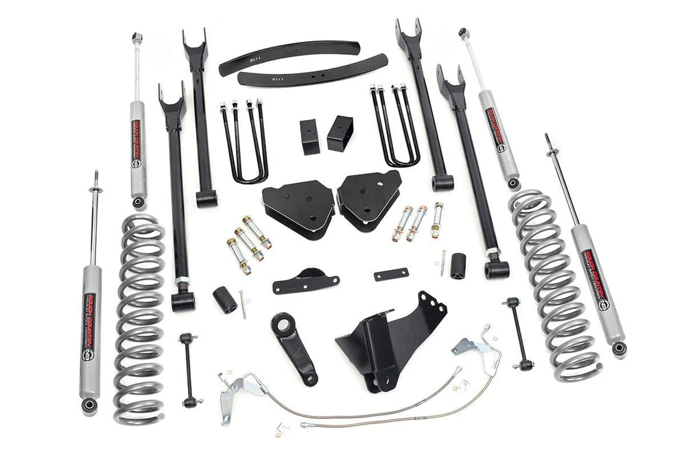 Rough Country 6 Inch Lift Kit Diesel 4 Link Ford F-250 F-350 Super Duty 4WD (08-10) 584.20