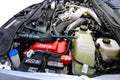 PPE Air to Water Intercooler Kit - Ford 6.7L Power Stroke 2011-2026 - Red I C - Brushed Pipes 315045212