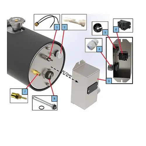 BURNER, 5KW DIESEL BURNER ONLY
