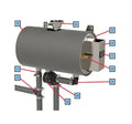 BURNER, 5KW DIESEL BURNER ONLY